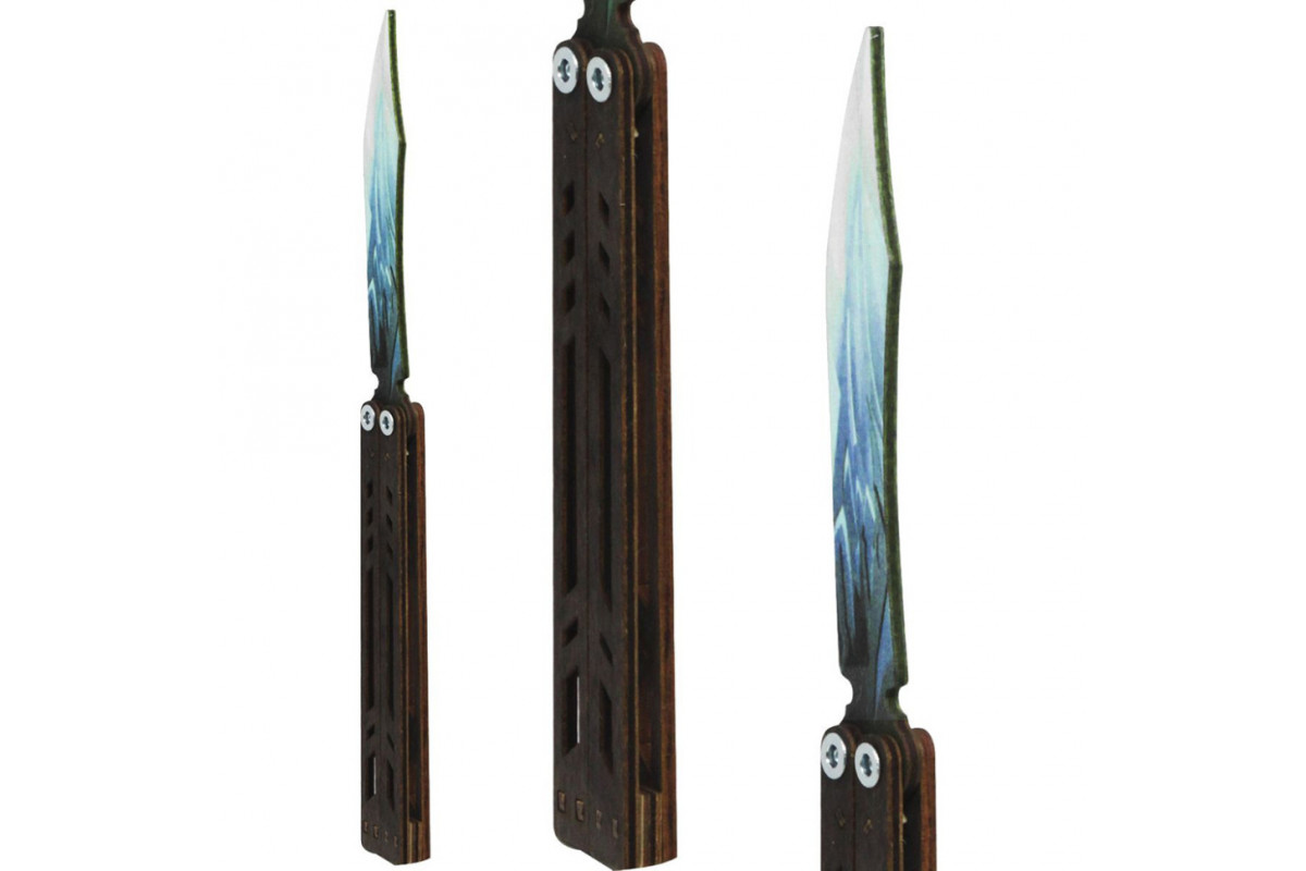 Нож деревянный сувенирный "SO-2 БАБОЧКА DRAGON GLASS" SO2BAL-D