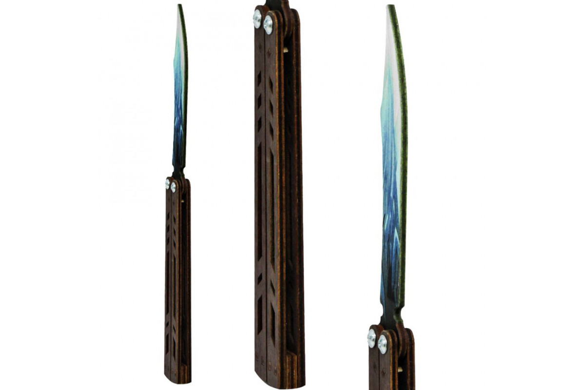 Нож деревянный сувенирный "SO-2 БАБОЧКА DRAGON GLASS" SO2BAL-D