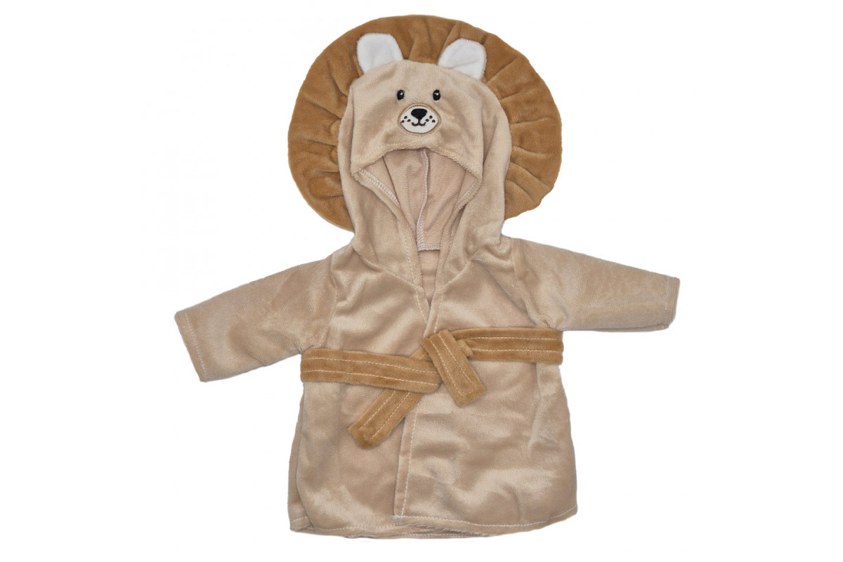 Халатик для ляльки "Левеня" M 6049 UA(Brown) для ляльки 43-46 см