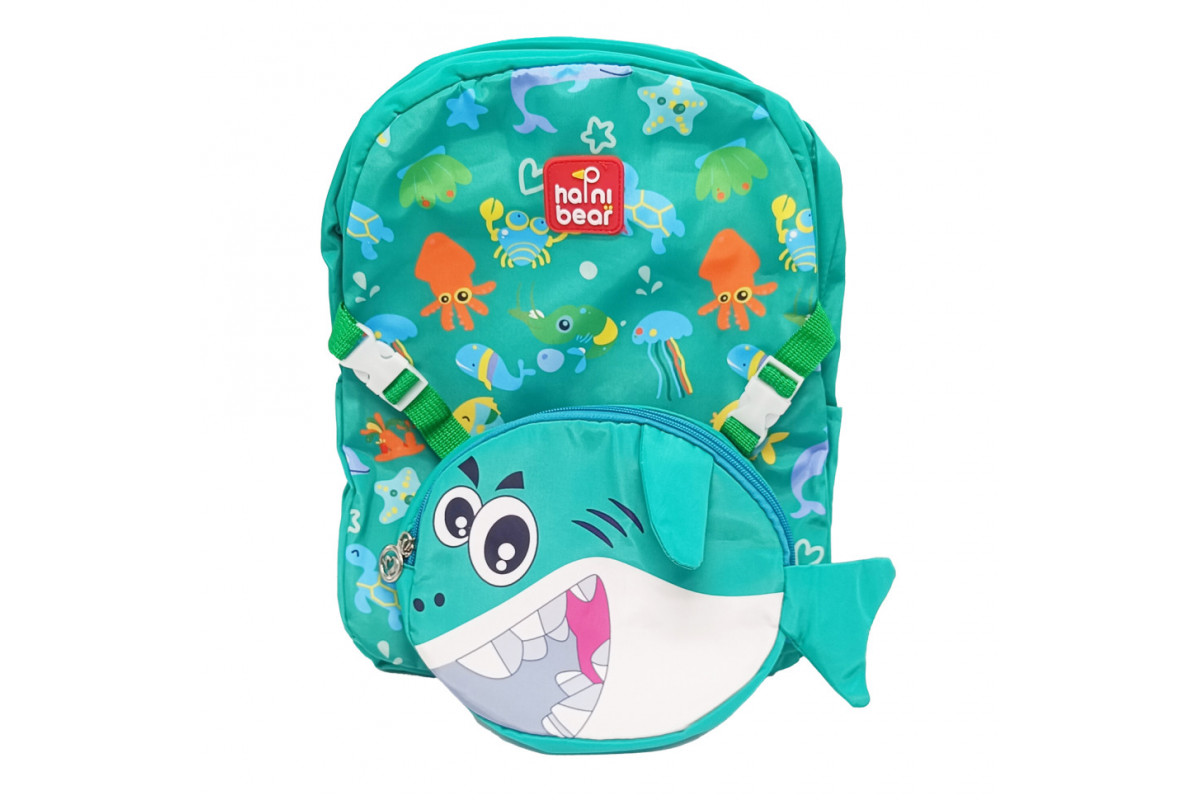 Рюкзак дитячий "Shark" T2625 застібка-блискавка, 1 відділення Зелений