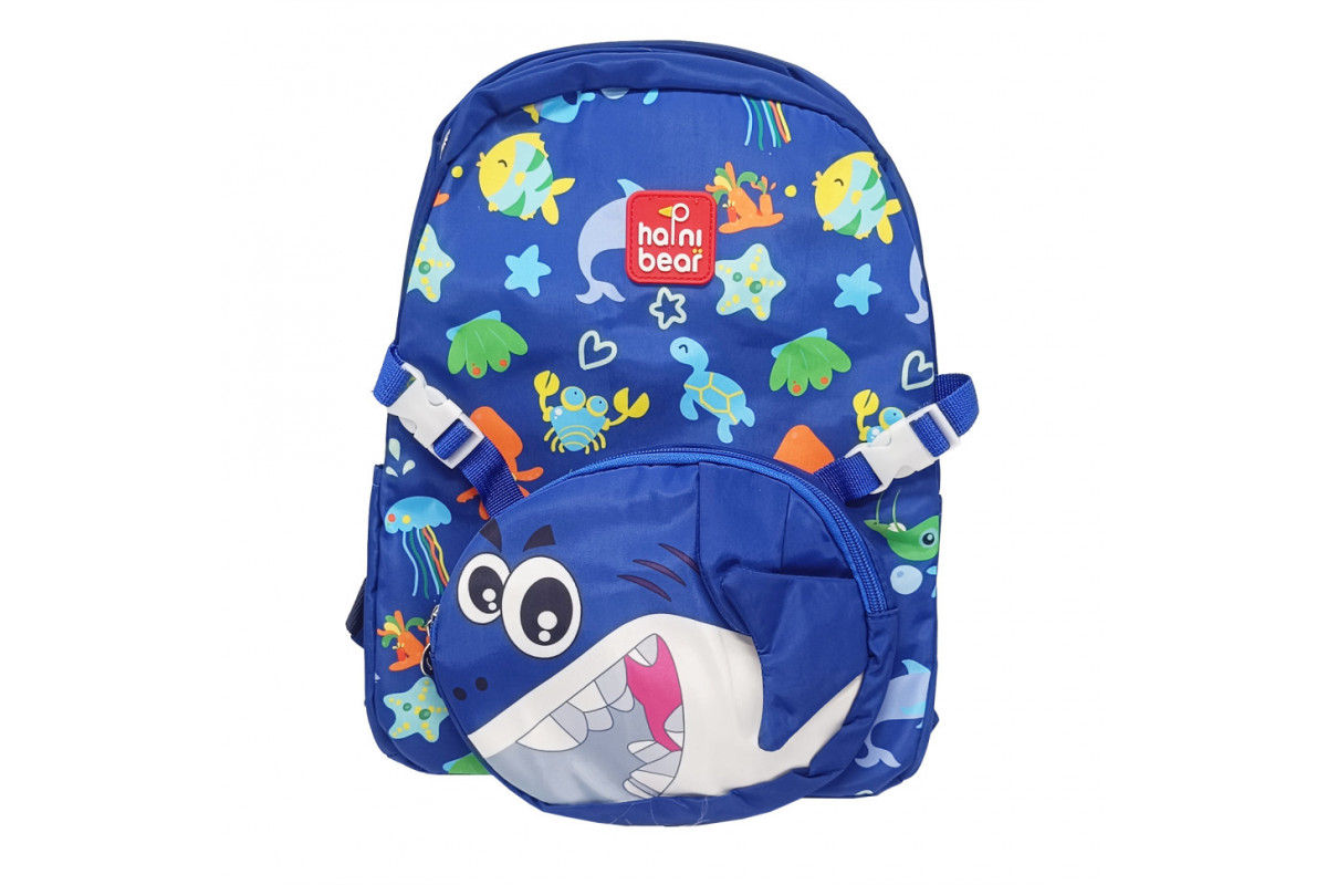 Рюкзак детский "Shark" T2625 застежка-молния, 1 отделение Синий