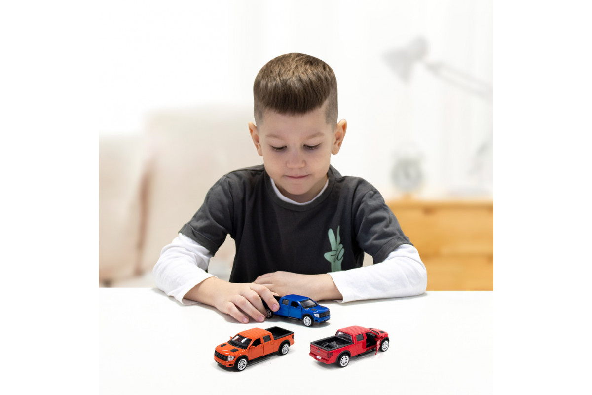 Детская автомодель FORD F-150 SVT Raptor TechnoDrive 250263 синий