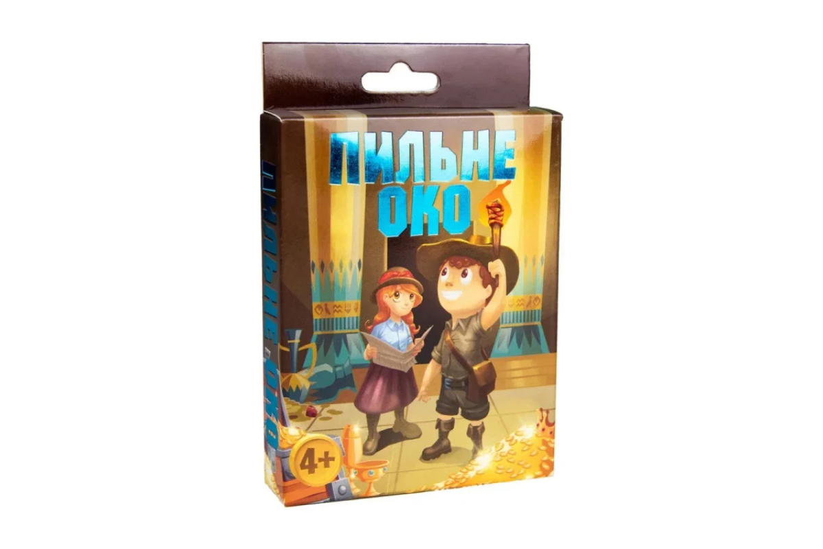 Настольная карточная игра "Пристальный глаз" Strateg 30274 на украинском языке