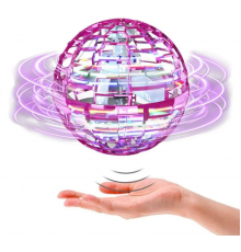 Летающий шар-спиннер Flynova pro 368FN(Pink) со светом