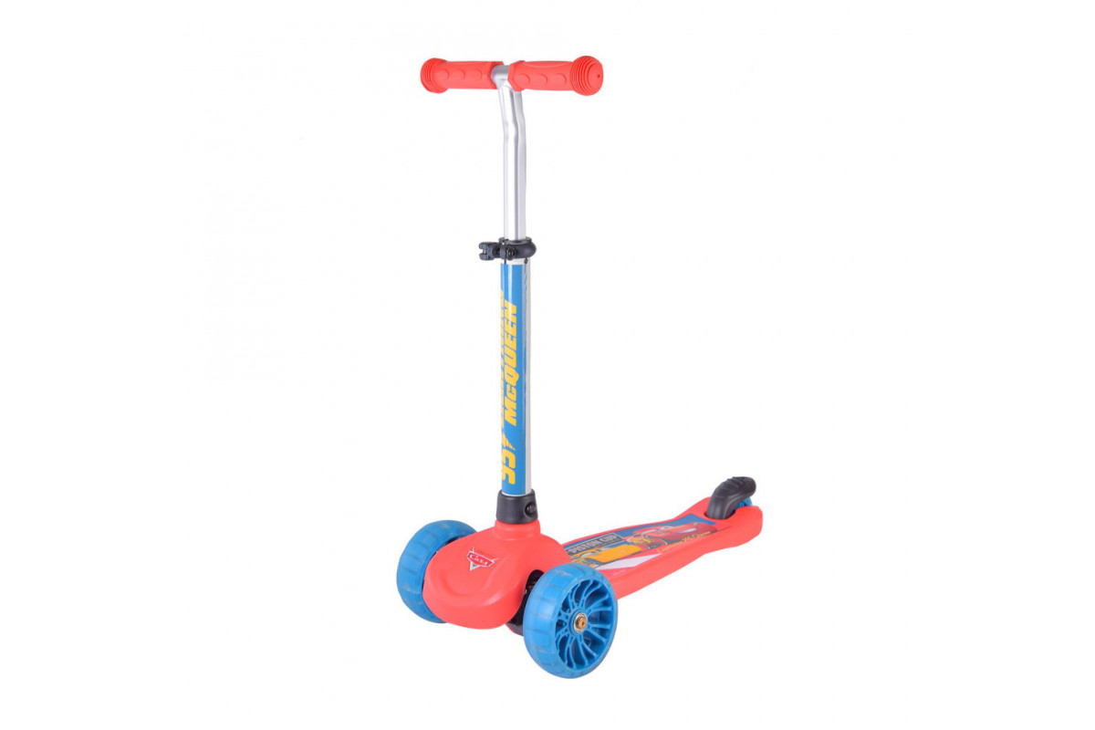 Самокат дитячий 3-х колісний "Cars" LS2214