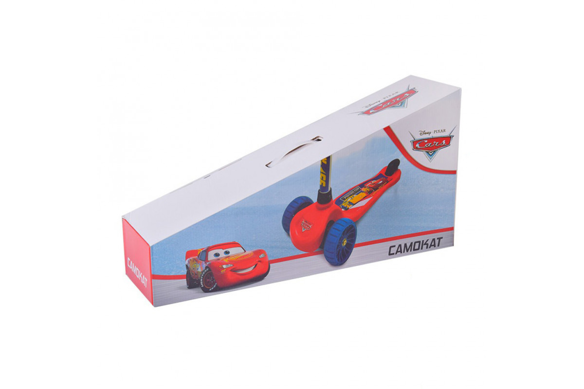 Самокат дитячий 3-х колісний "Cars" LS2214