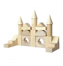 Деревянный конструктор "Строительный набор" 900833, 30 деталей