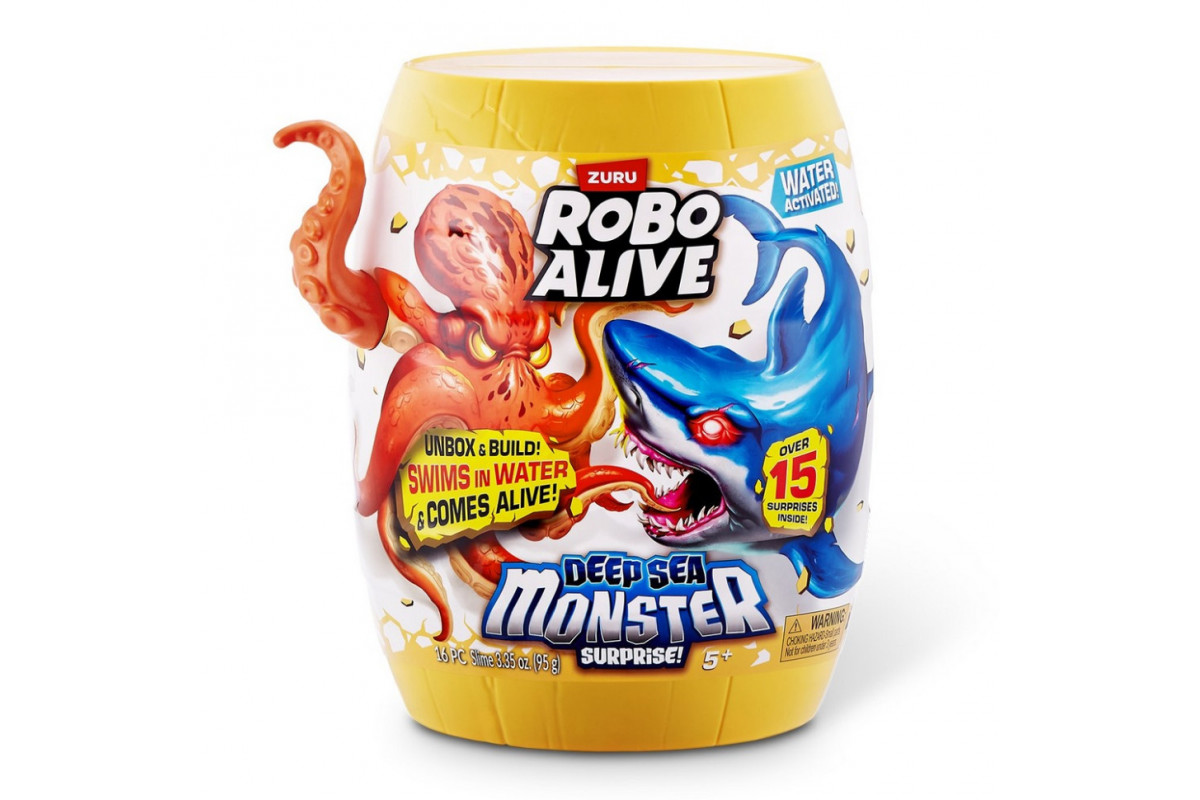 Інтерактивний ігровий набір "Глибоководний сюрприз: Восьминіг" ROBO ALIVE S1 Pets & Robo Alive 71155B