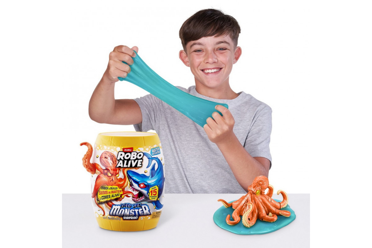 Інтерактивний ігровий набір "Глибоководний сюрприз: Восьминіг" ROBO ALIVE S1 Pets & Robo Alive 71155B