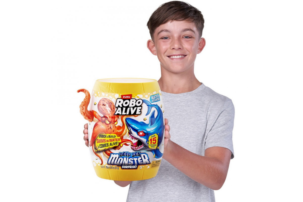 Інтерактивний ігровий набір "Глибоководний сюрприз: Восьминіг" ROBO ALIVE S1 Pets & Robo Alive 71155B