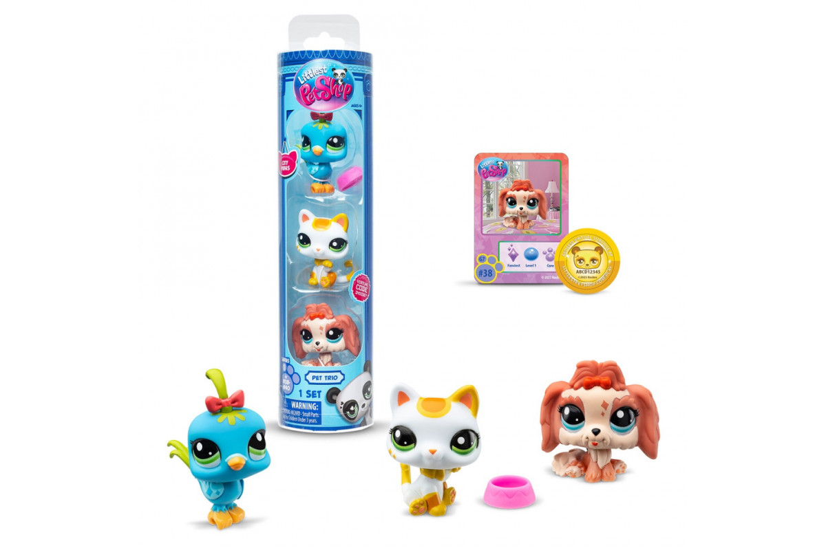 Игровой набор "Настроение города" Littlest Pet Shop 00551 аксессуары и 3 фигурки