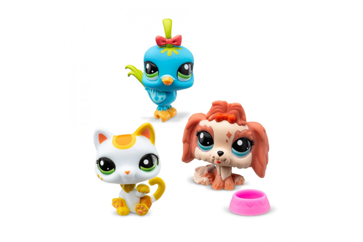 Игровой набор "Настроение города" Littlest Pet Shop 00551 аксессуары и 3 фигурки