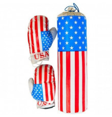Детский боксерский набор "Америка" 0002DT СРЕДНИЙ