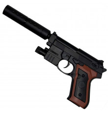 Детский игрушечный пистолет на пульках 238-3 со светом