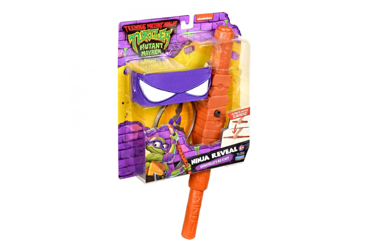 Набір іграшкової зброї Жердина бо Донателло TMNT 83522 трансформується