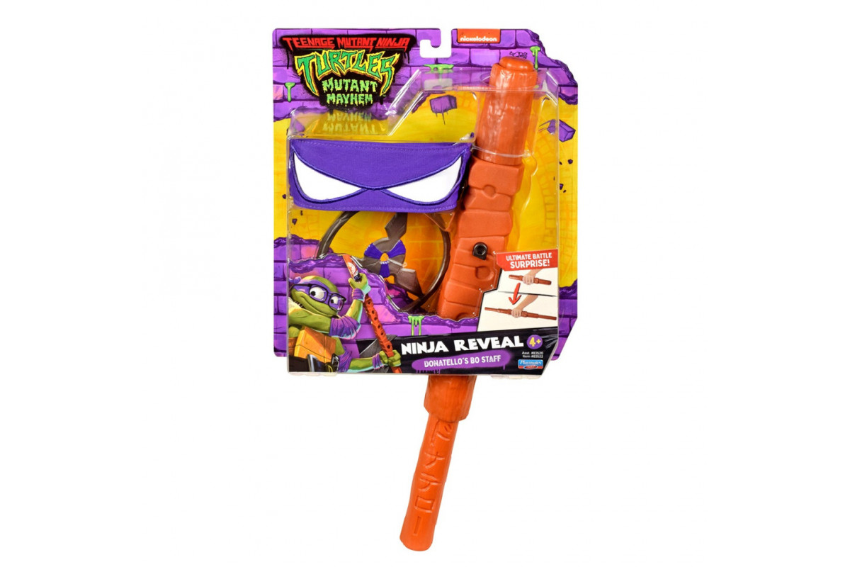 Набір іграшкової зброї Жердина бо Донателло TMNT 83522 трансформується