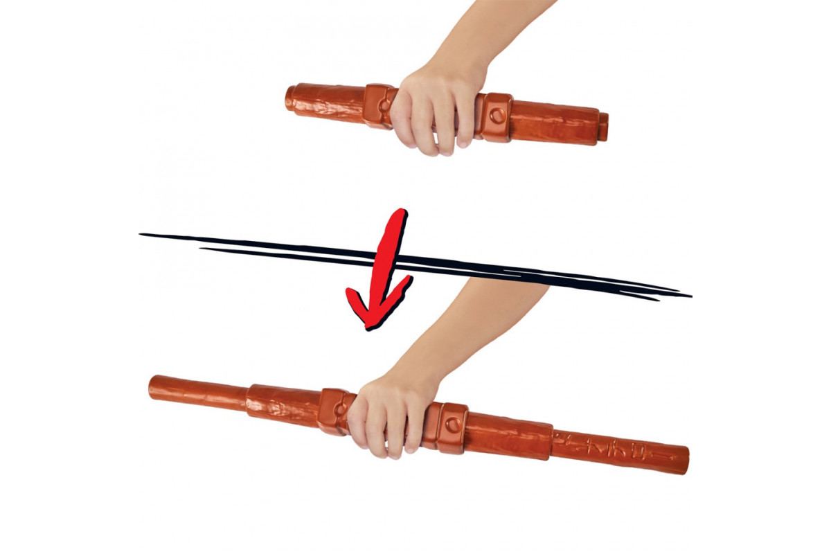 Набір іграшкової зброї Жердина бо Донателло TMNT 83522 трансформується