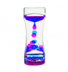 Песочные часы XX-3(Pink) розовый, с гелевой жидкостью, 13,5 см