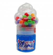 Іграшка-антистрес Слайм Mi-mi Slimi 71827ST(Light-Blue) з помпонами