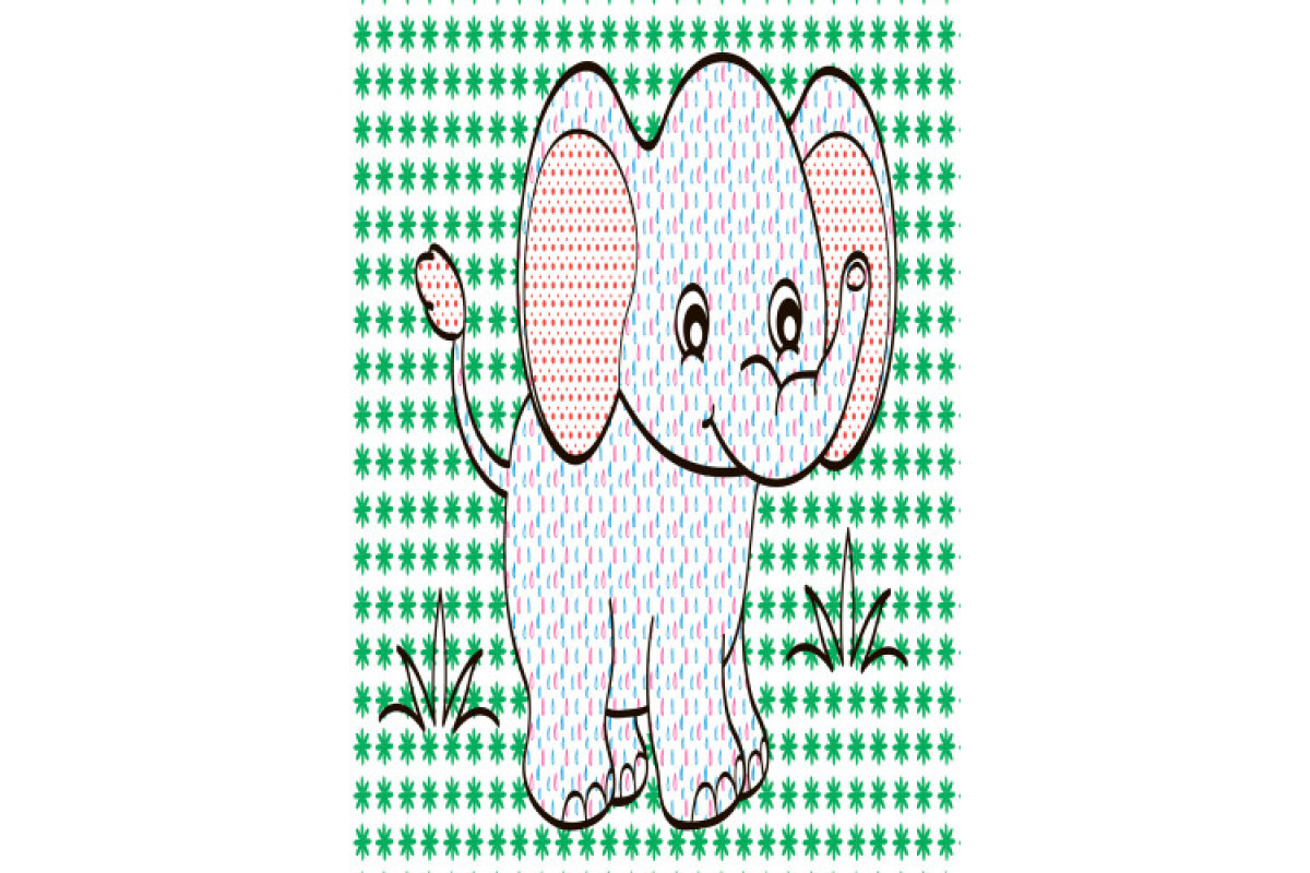 Детская водная раскраска : Экзотические животные 734012, 8 страниц