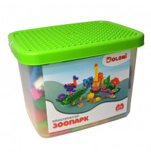 Конструктор "Зоопарк" 013888/40 в пластиковом боксе 272 детали