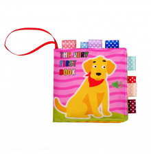 Развивающая  мягкая книга  "Песик Гав-Гав " 823451, 8 рисунков