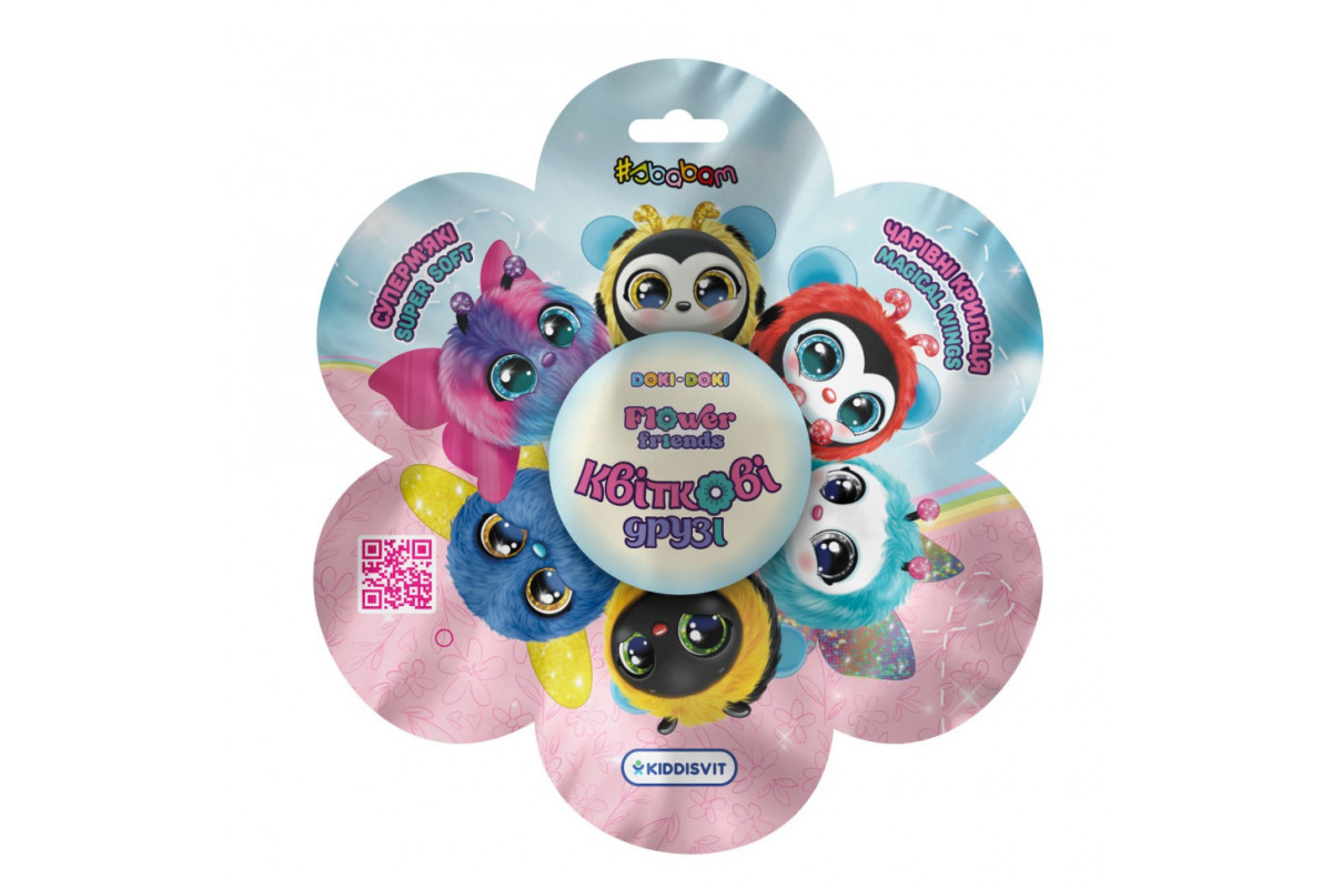 Мягкая коллекционная игрушка-сюрприз Цветочные друзья #sbabam 22/CN25 "Doki Doki"