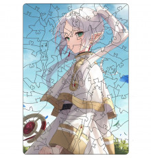 Фигурный пазл из дерева "Фрирен" PZ011-A4C-AC 75-125 деталей, размер А4, картонная коробка