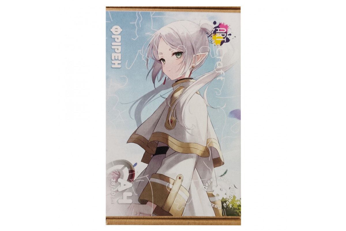 Фігурний пазл з дерева "Фрірен" PZ011-A4C-AC 75-125 деталей, розмір А4, картонна коробка