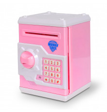 Детская копилка/сейф MK 3916 с купюроприемником Розовый