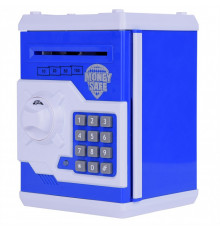 Детская копилка/сейф MK 3916 с купюроприемником Голубой