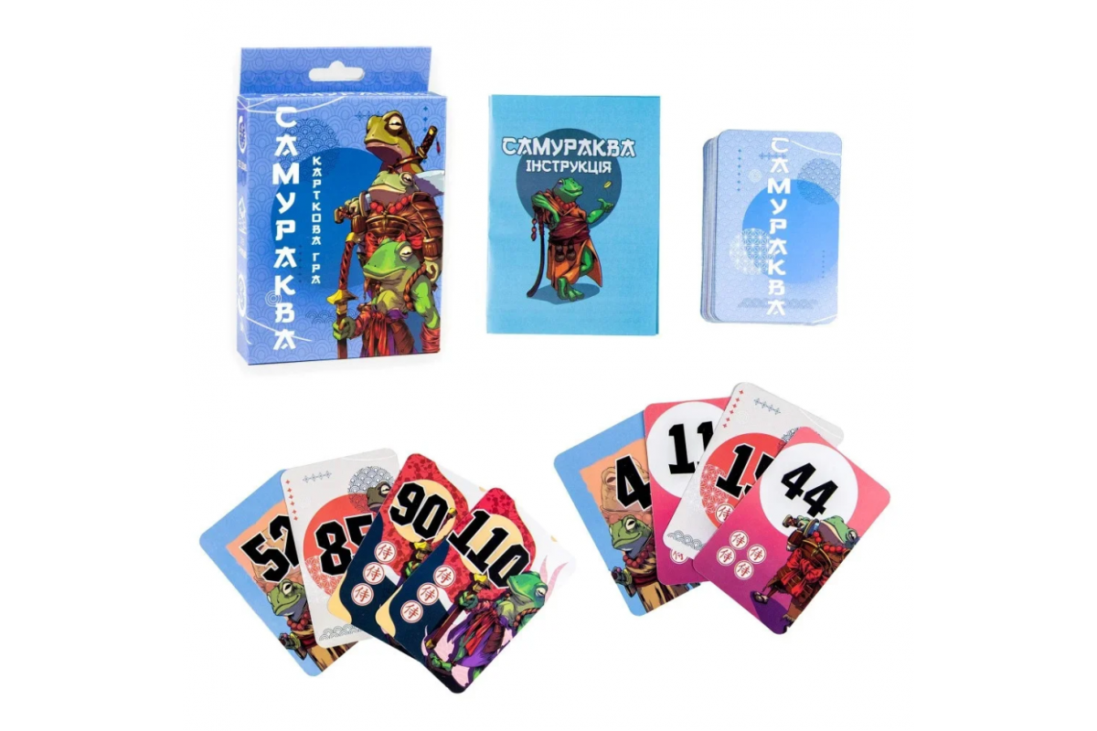 Настольная карточная игра "Самураква" Strateg 30322 на украинском языке