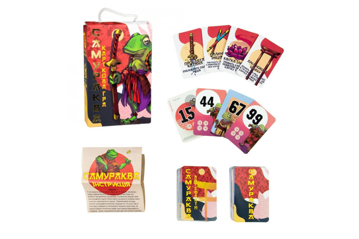 Настольная игра "Самураква расширенная версия" Strateg 30239 Укр