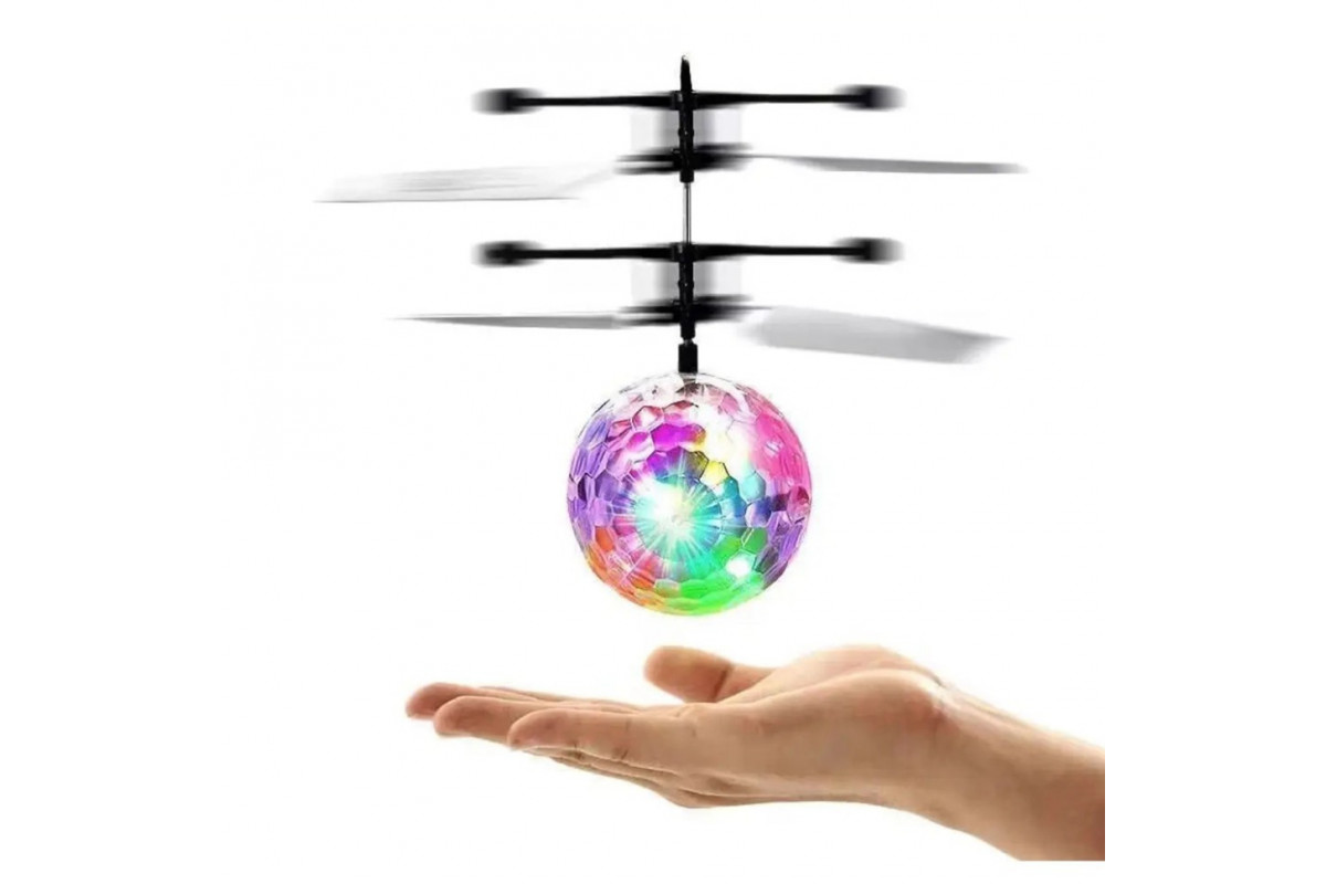 Індукційна літаюча іграшка Куля Flying Ball 888-1 зі світлом