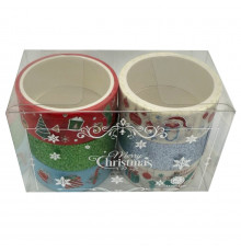 Набор декоративный скотч "Merry Christmas" XM-JD2273-2, 1,5 см x 2 м