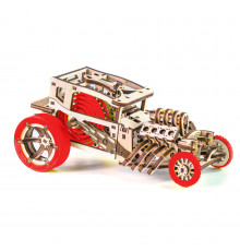 Деревянный конструктор "Hot Rod" Time for Machine T4M380303 Красный