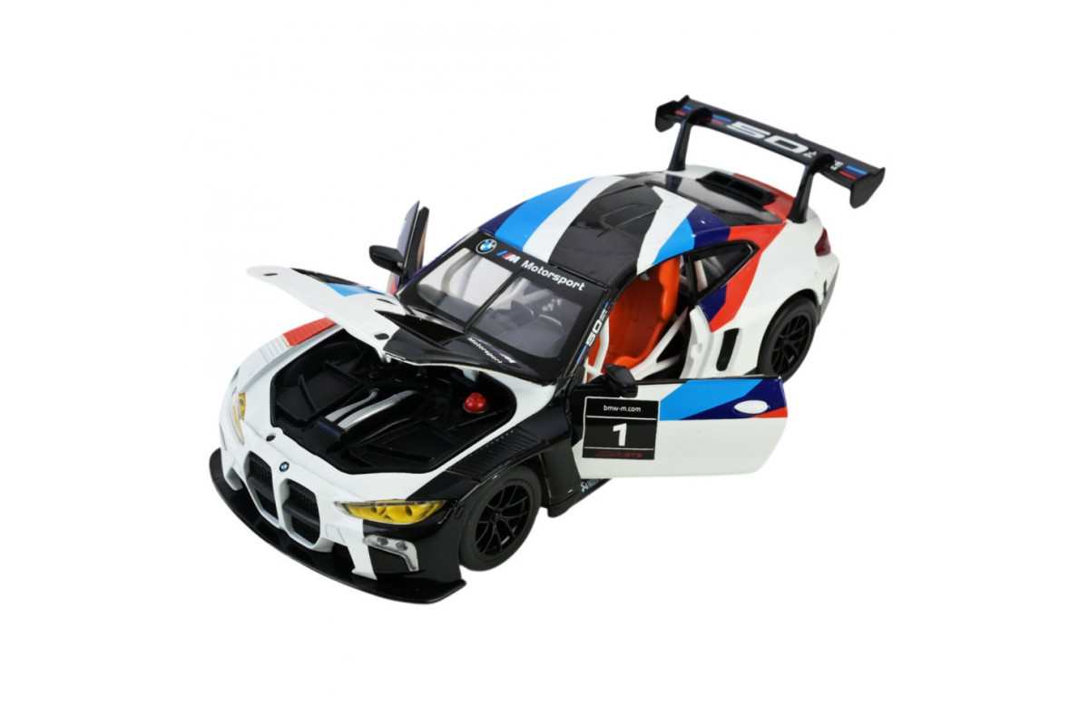 Колекційна машинка BMW M4 GT3 68282A(W) масштаб 1:24