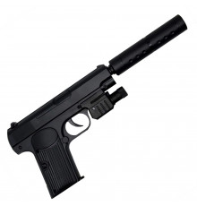 Детский игрушечный пистолет на пульках 733-3 со светом