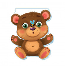 Детская книжка "Забавные лапки: Медвежонок" Ранок 340015 на украинском языке