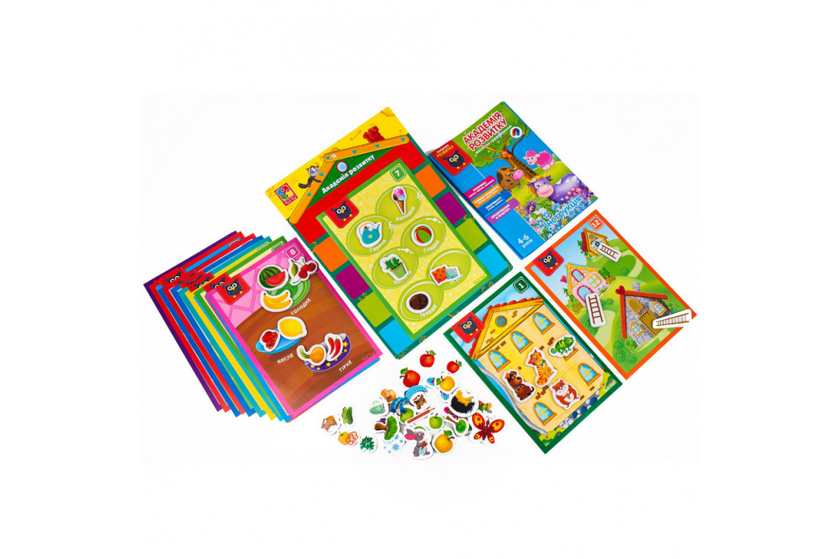 Детская развивающая настольная игра "Академия развития" VT5412-03, 4-6 лет