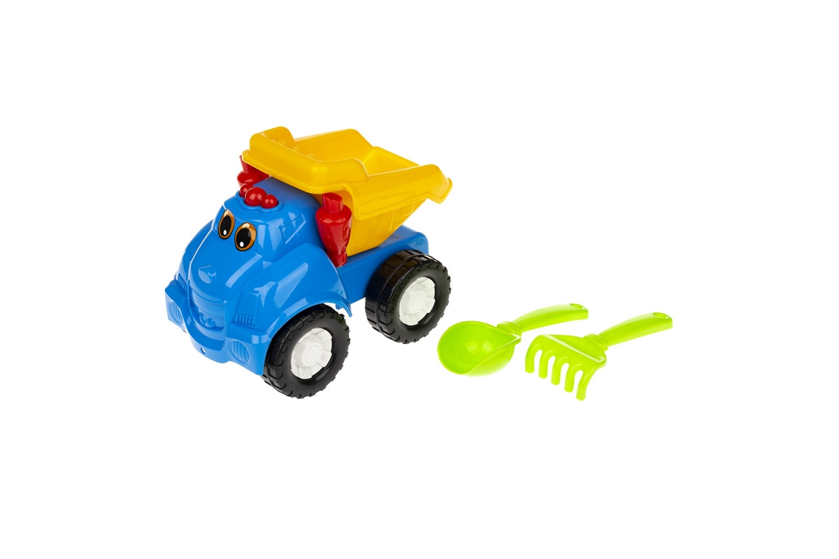 Песочный набор Самосвал "Смайл" №1  Colorplast 0121 Синий