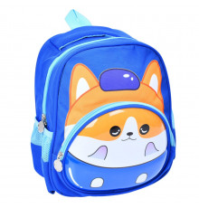 Рюкзак детский T2612(Blue) 1 наружный карман, застежка-молния