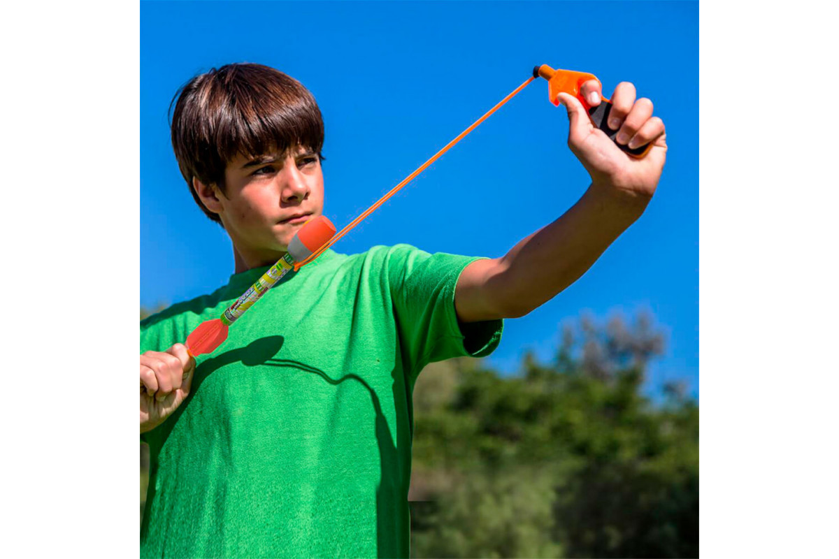 Іграшковий пускач серії "Air Storm" Zing AS610 SKY RIPPERZ із двома ракетами