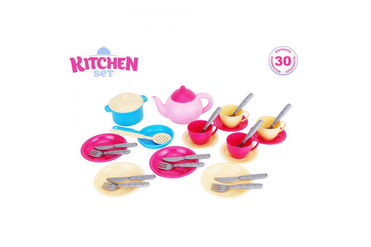 Дитячий набір посуду "Маринка №11" ТехноК 1653TXK у сітці