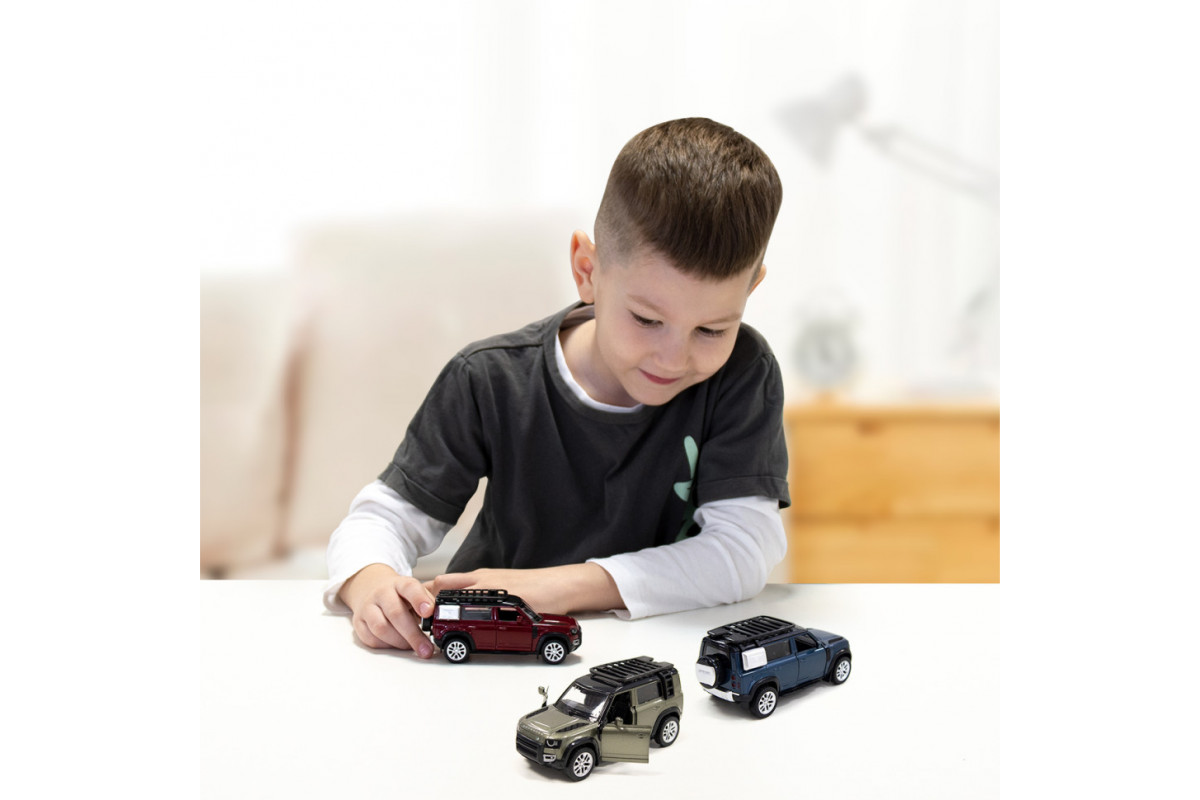 Детская автомодель LAND ROVER DEFENDER 110 TechnoDrive 250289 зеленый