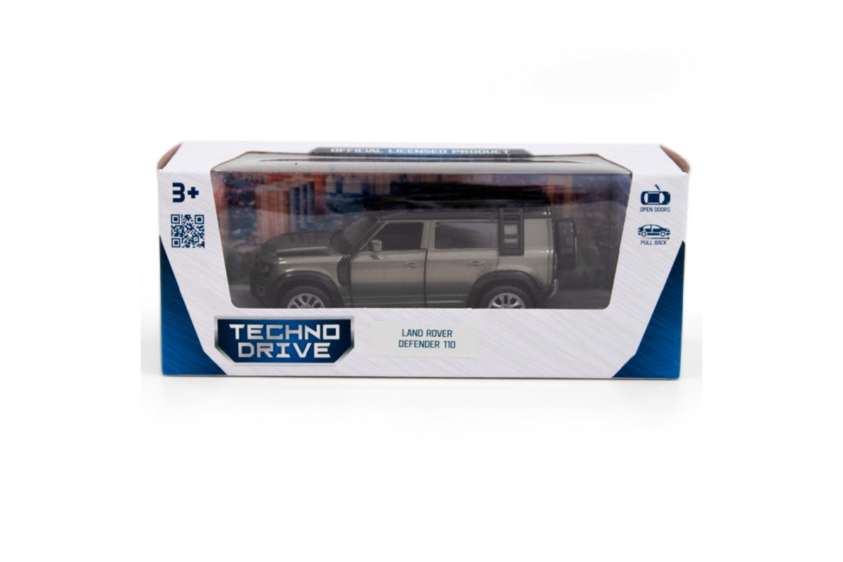 Детская автомодель LAND ROVER DEFENDER 110 TechnoDrive 250289 зеленый