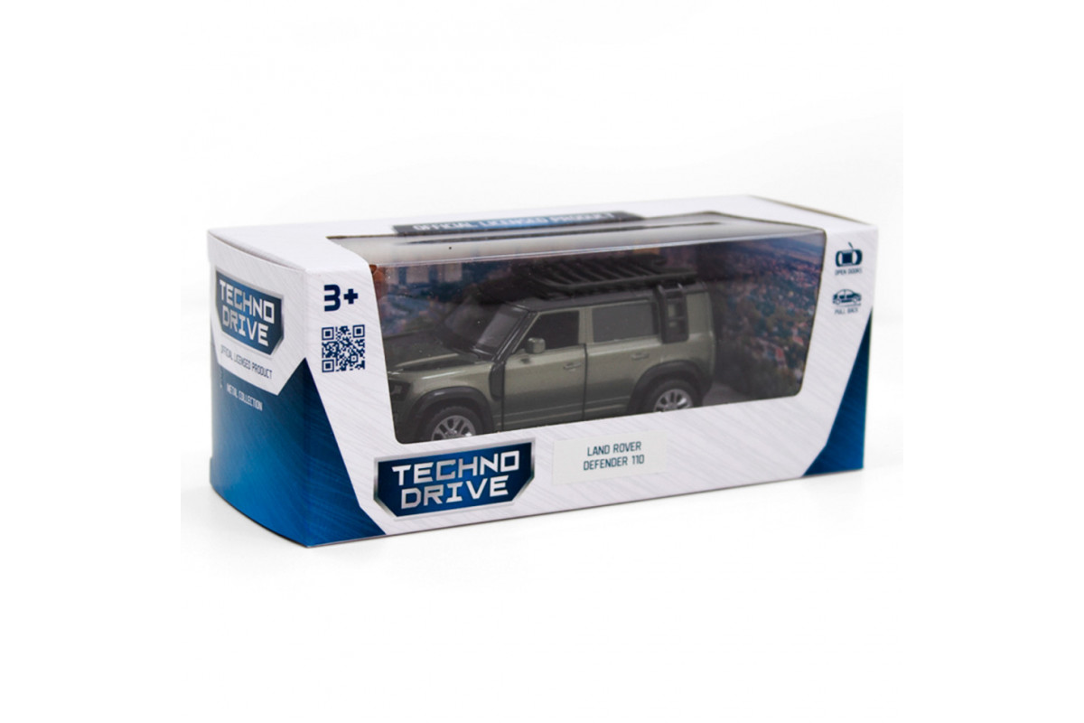 Детская автомодель LAND ROVER DEFENDER 110 TechnoDrive 250289 зеленый