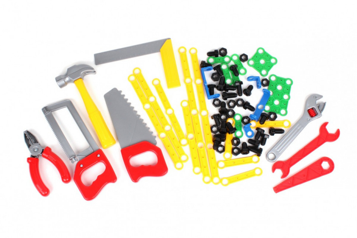 Игровой набор инструментов на стойке 5064TXK, 61 элемент