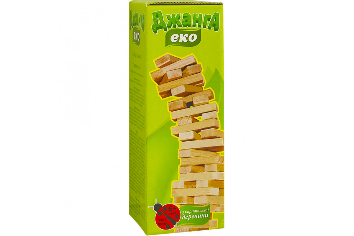 Настольная игра Джанга Эко  Arial 910121, 54 бруска