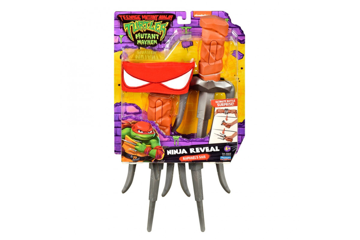 Набор игрушечного оружия Кинжал-сай Рафаэля TMNT 83524 трансформируется